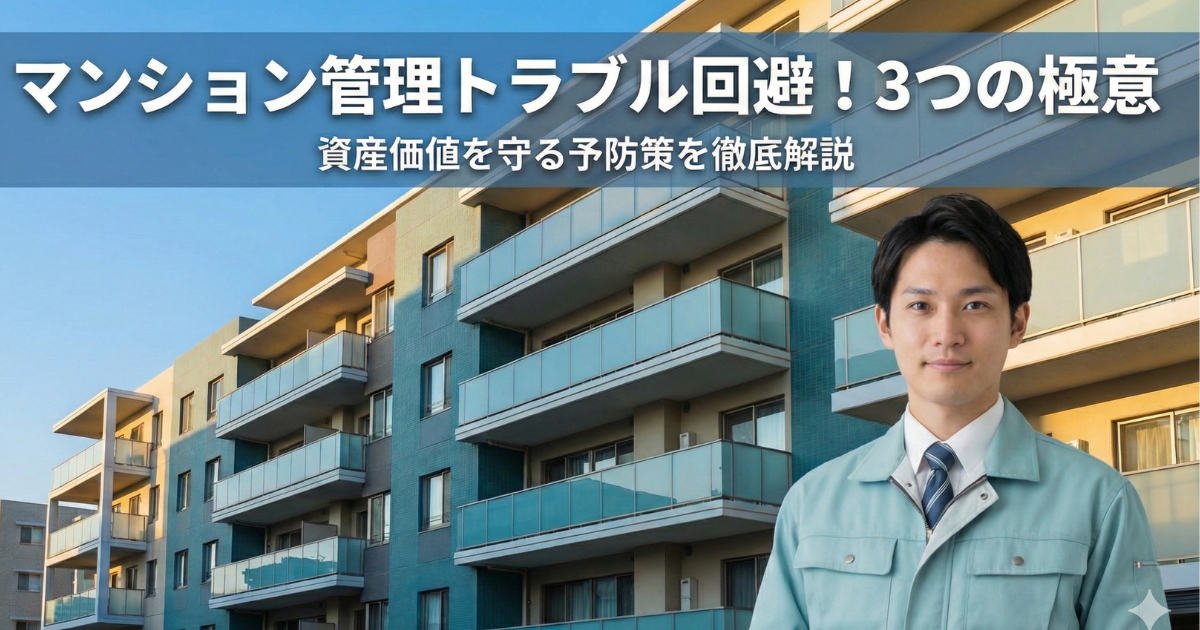 マンション管理トラブル回避の写真