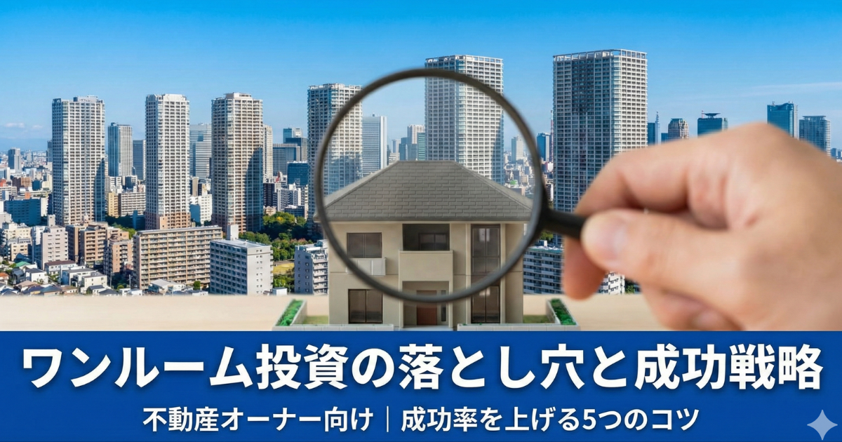 ワンルーム投資の成功戦略の写真