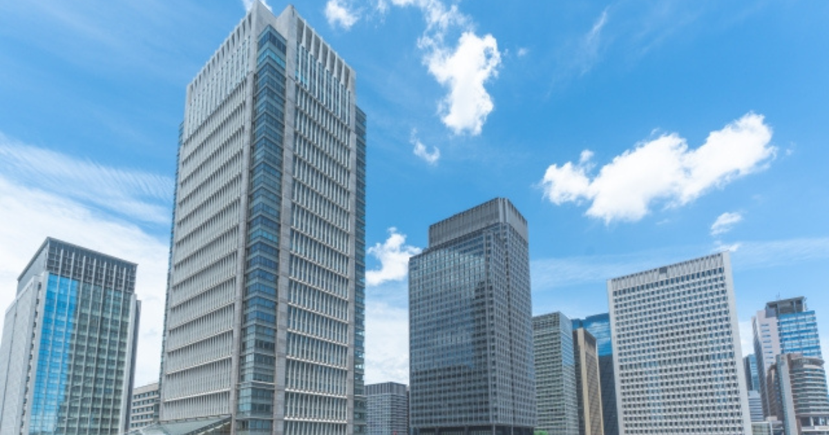 マンションが並んでいる写真