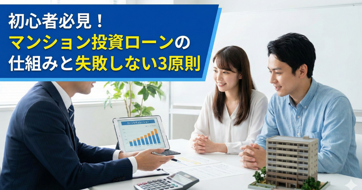 営業マンが、若夫婦(初心者)に丁寧に説明している様子の写真