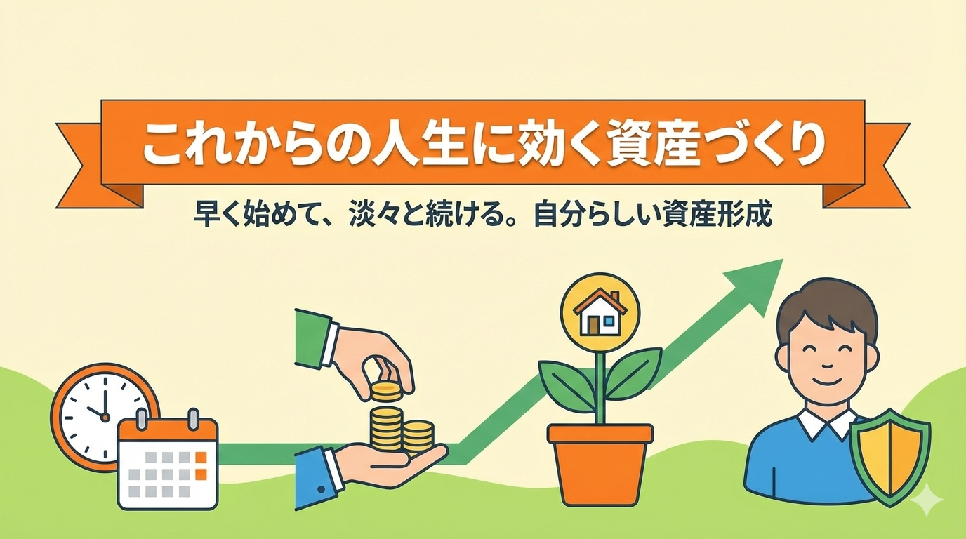 これからの人生に効く資産づくり｜長く安心して続けるお金と不動産の向き合い方