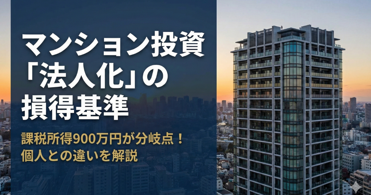 マンション投資法人化の基準をイメージしている写真