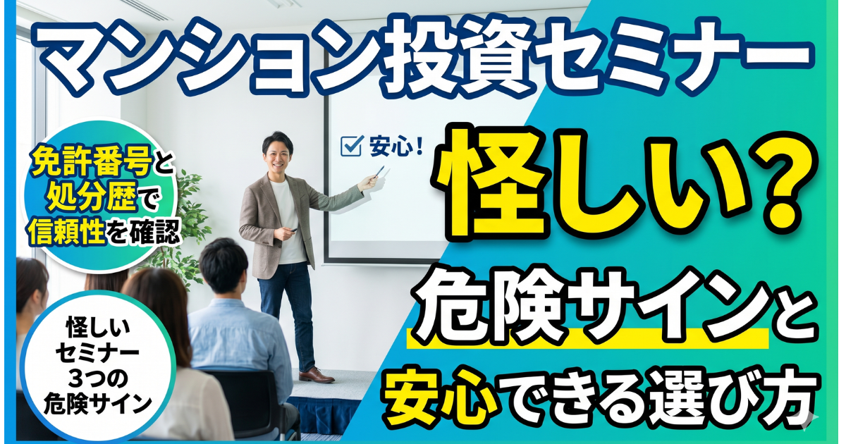 マンション投資セミナーは怪しい?の実写サムネイル画像