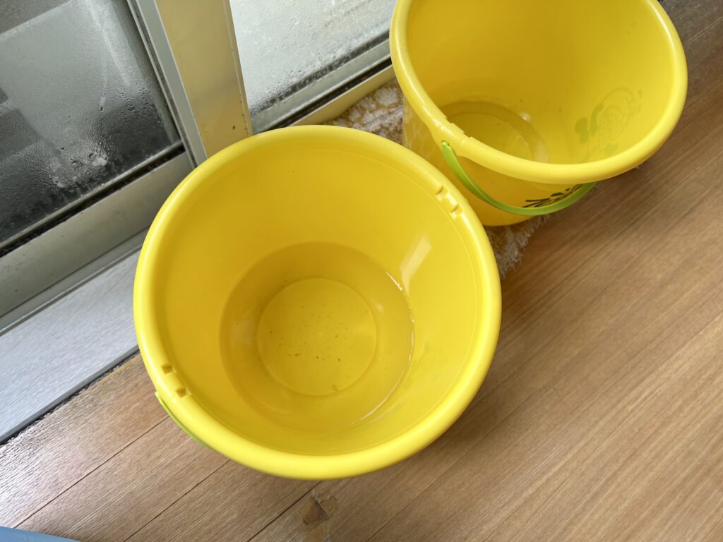雨漏りで使えない部屋の画像
