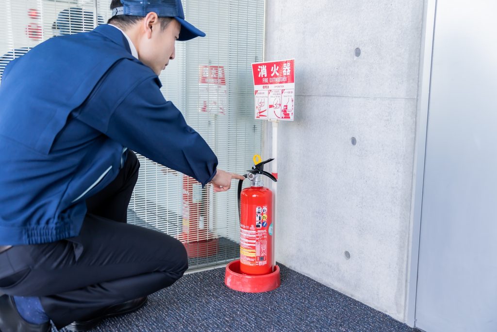 マンションの消防設備の点検