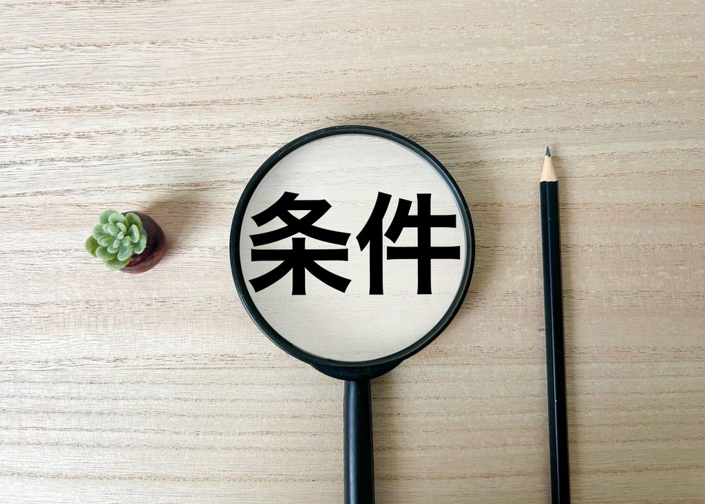 条件を示す画像