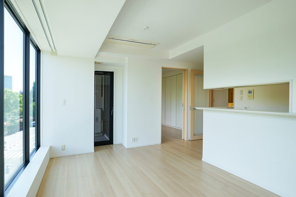 火災報知器のある部屋