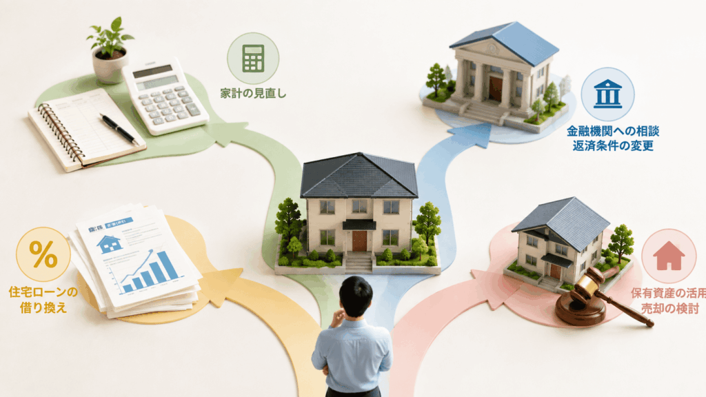 住宅ローンの返済がきついときの対処法