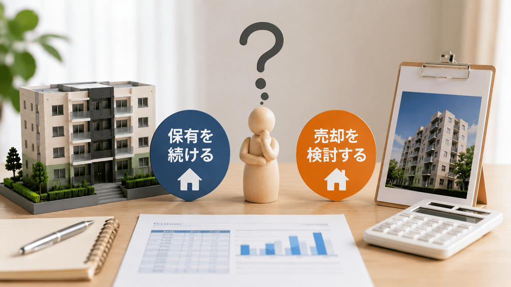 改善しても赤字が続く場合は保有・売却を検討する