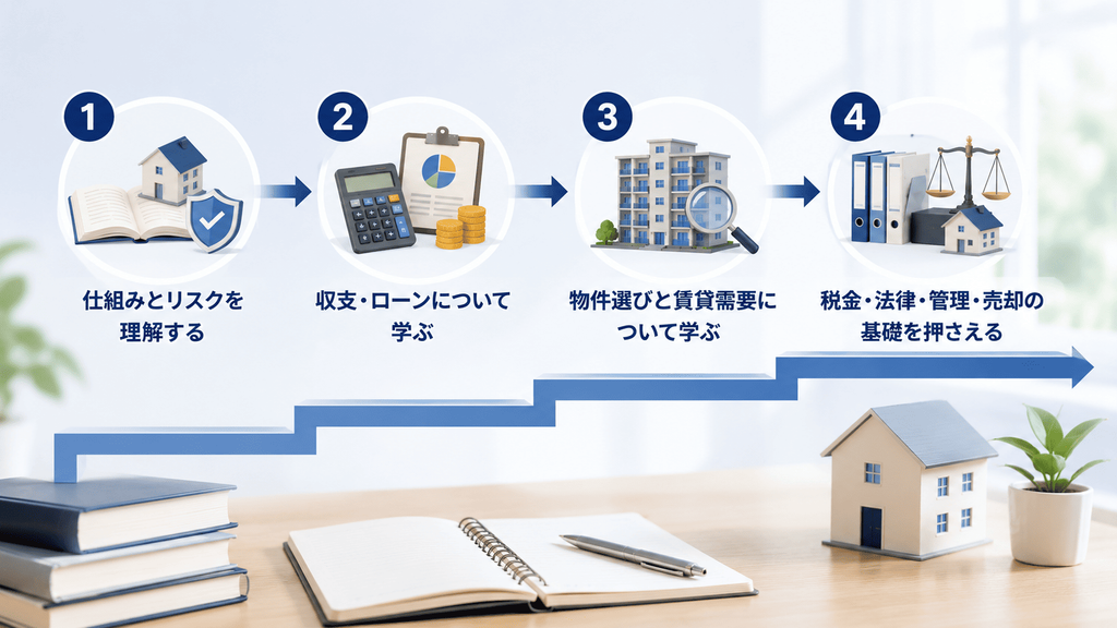 初心者が不動産投資で勉強すべき内容と順番