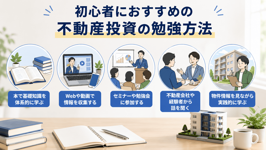 初心者におすすめの不動産投資の勉強方法