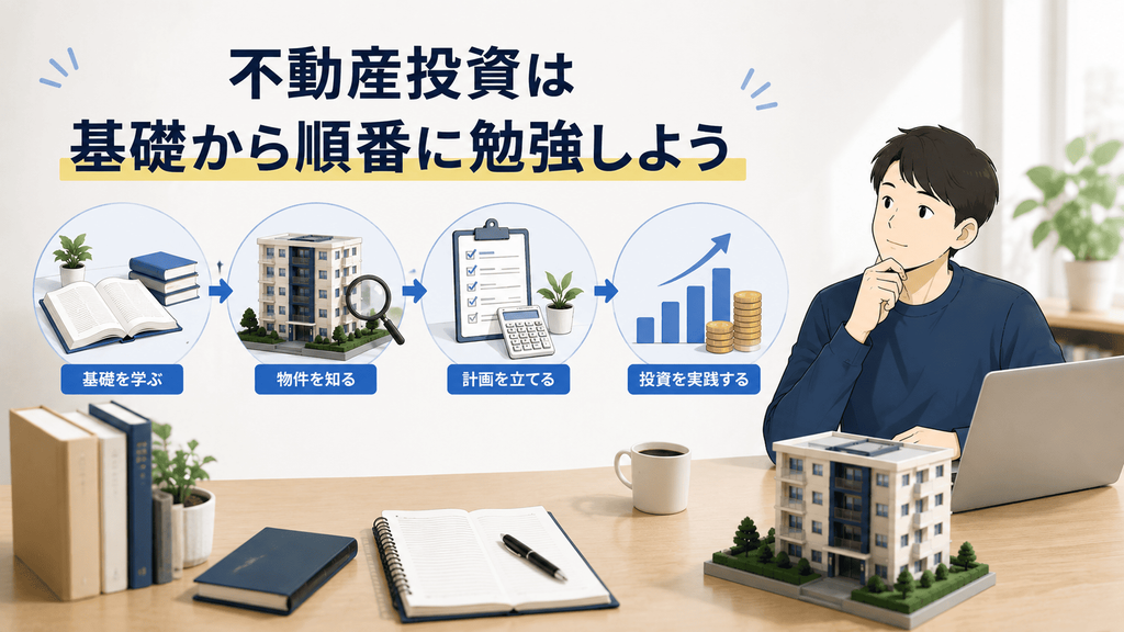 不動産投資は基礎から順番に勉強しよう