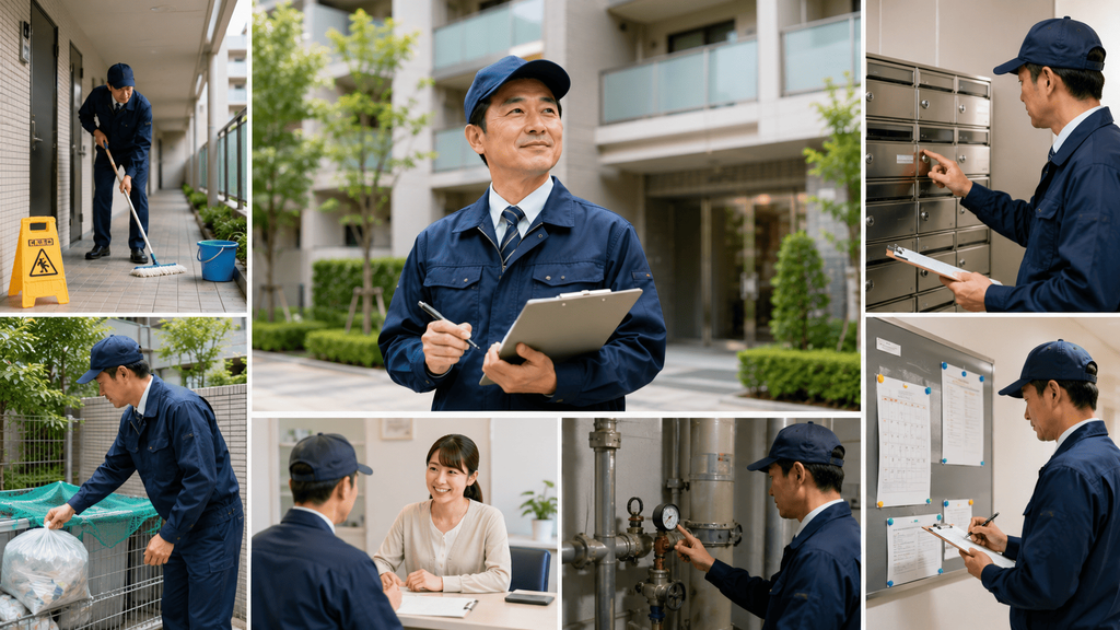 マンション管理人の主な仕事内容