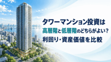 タワーマンション投資は高層階と低層階のどちらがよい？利回り・資産価値を比較