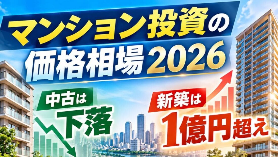 マンション投資の価格相場2026のサムネイル画像