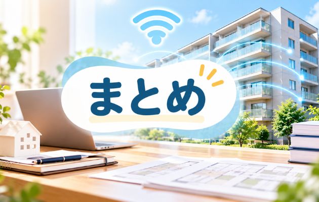 マンション管理のインターネット導入についてのまとめの画像