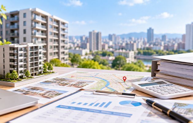 インフレに強いマンションの選び方について表している写真