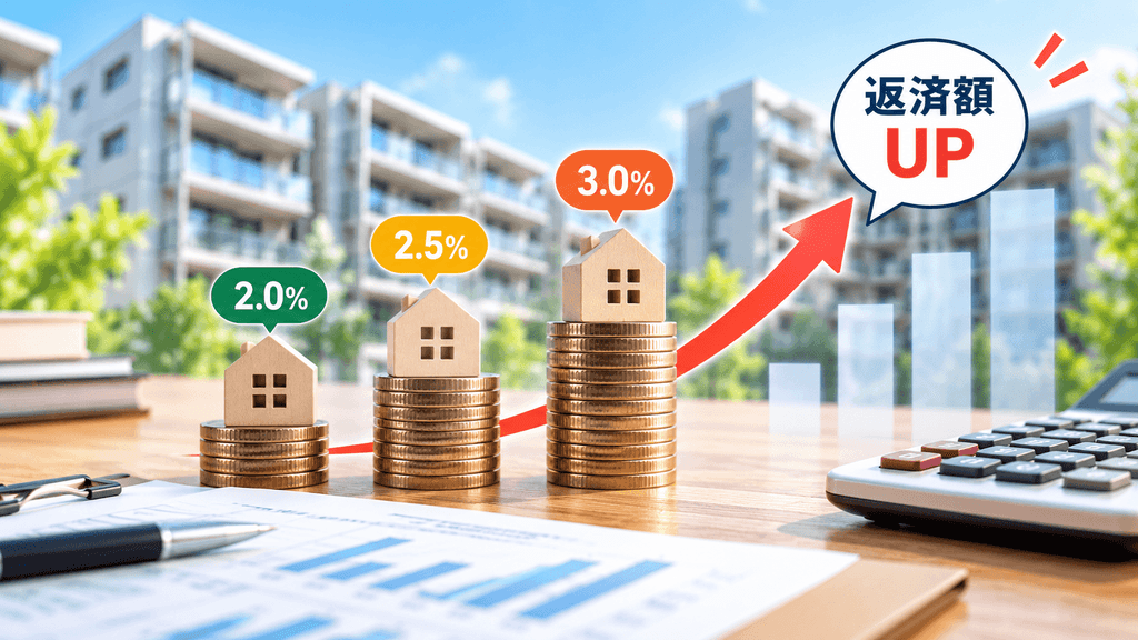 マンション投資の変動金利が上がると返済額はいくら増える？