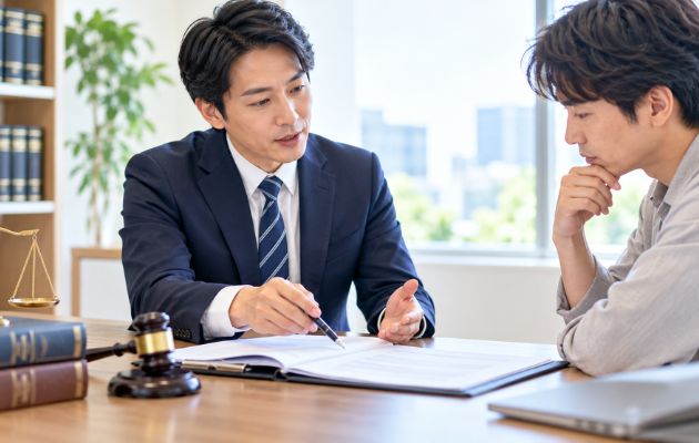 家賃回収に使える法的手続きについて説明している様子の写真