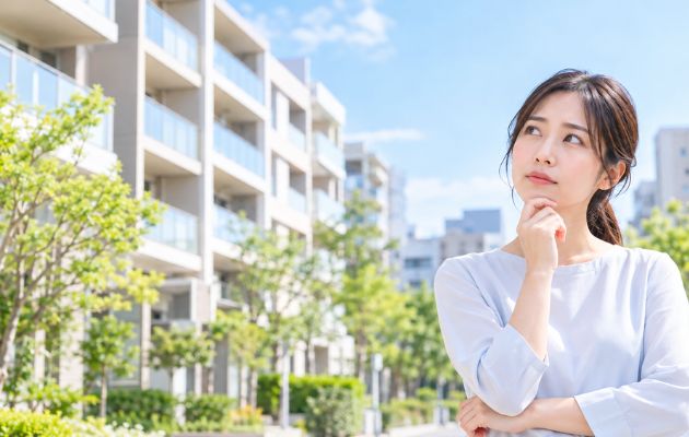 マンション管理で町内会費は強制出来るのか女性が考えている写真